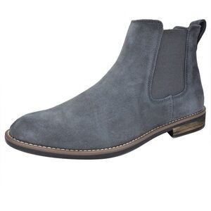 Bruno Marc Men's Gray Slip OnChelsea Boots. NWOT